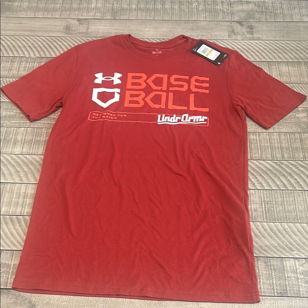 Under Armour Red Short Sleeve Performance Tee